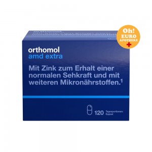 오쏘몰 amd 눈영양제 [120캡슐] Orthomol amd extra [120stk]