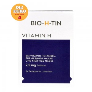 바이오 에이치 틴 비타민 H 2.5mg 정제 [84정]   BIO-H-TIN Vitamin H 2,5 mg [84stk]