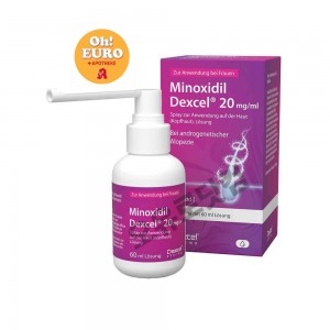 미녹시딜 덱셀 20mg 여성용 스프레이 [60ml] Minoxidil Dexcel 20mg Spray for Women [60ml]