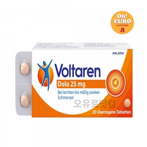 볼타렌 돌로 25mg [20정] Voltaren Dolo 25 mg Tablets [20stk]