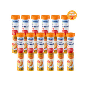 미볼리스 이뮤핏 발포정 오렌지맛 20정 80g x 12개