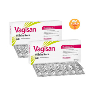 바기산 Vagisan 밀크애시드 젖산 질좌제 14개입 x 2